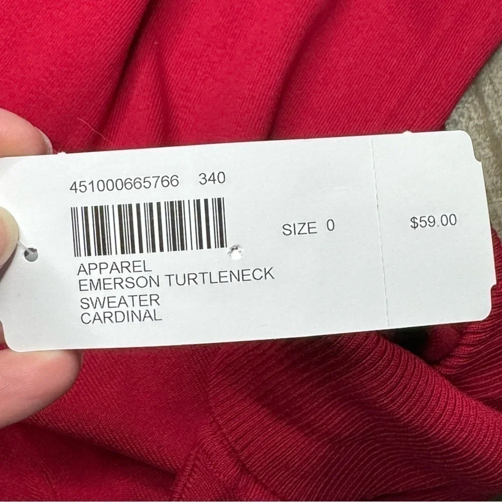 NWT Chicos Silk Blend Turtleneck Sweater size 0/small
